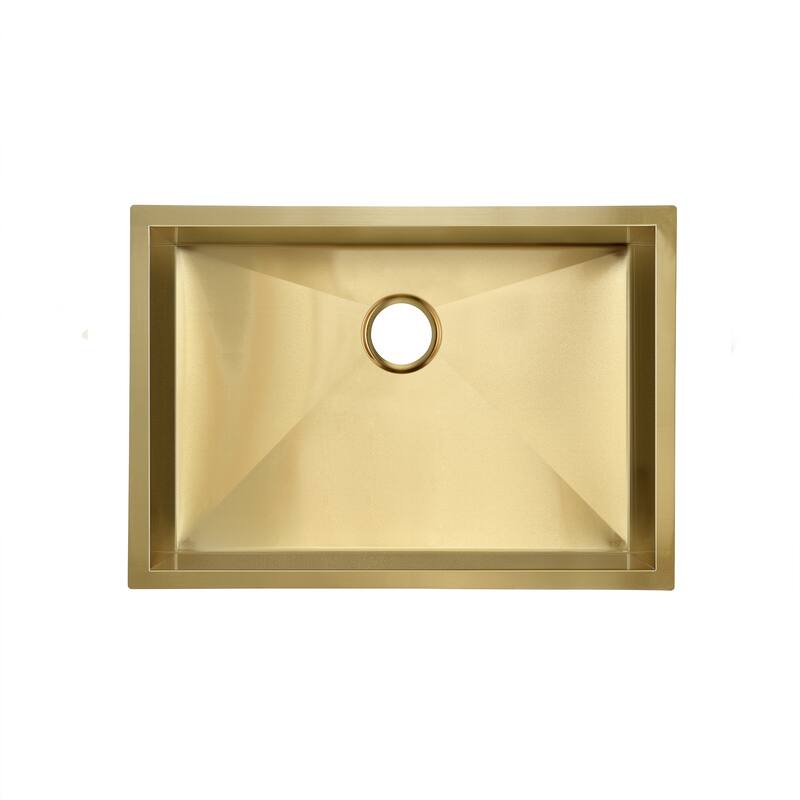 Tourner 27 x 19 Stainless Steel, Single Basin, Undermount Kitchen Sink