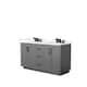 Option Dark Gray, Black Trim, Giotto Quartz Top