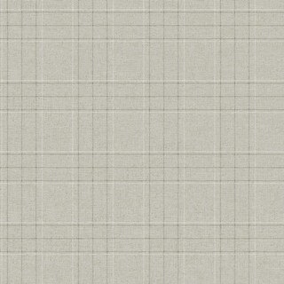 Fox Hollow Light Grey Dashed Plaid Wallpaper - Bed Bath & Beyond - 44067586