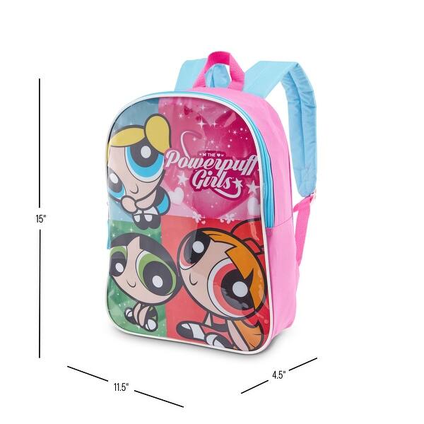 dimension image slide 18 of 26, Girls 15" Backpack with Padded Straps & Zip Compartment - Ideal Toddler Bookbag for School & Travel