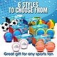 preview thumbnail 6 of 4, Ultimate Larger 3" Skip Balls (Soccer), Beach Pool Toys for Kids 8-12, Summer Gifts, Water Games, Family Fun