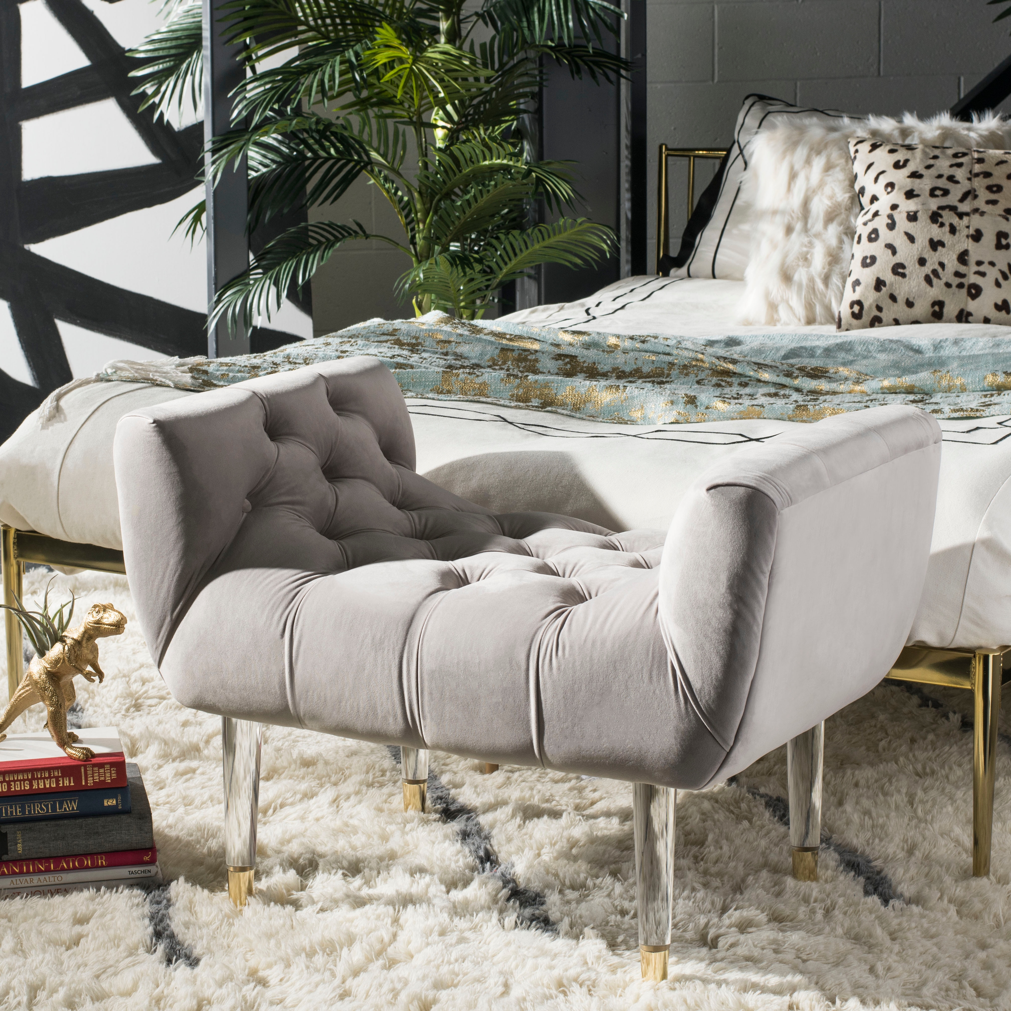 Safavieh outlet tufted bench