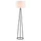 preview thumbnail 4 of 6, Clyde Metal Floor Lamp Black by Martha Stewart