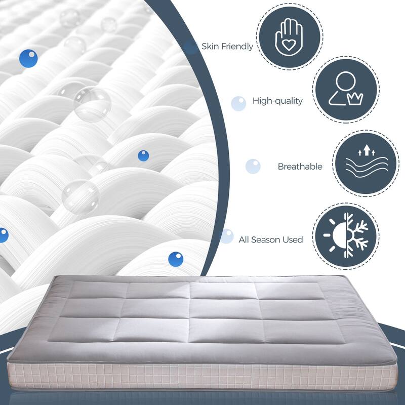6-inch Thick Padded Floor Futon Mattress