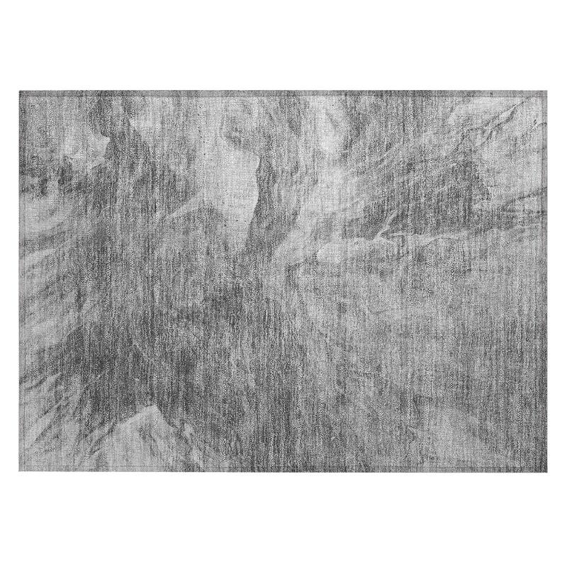 Machine Washable Indoor/ Outdoor Chantille Contemporary Splash Rug