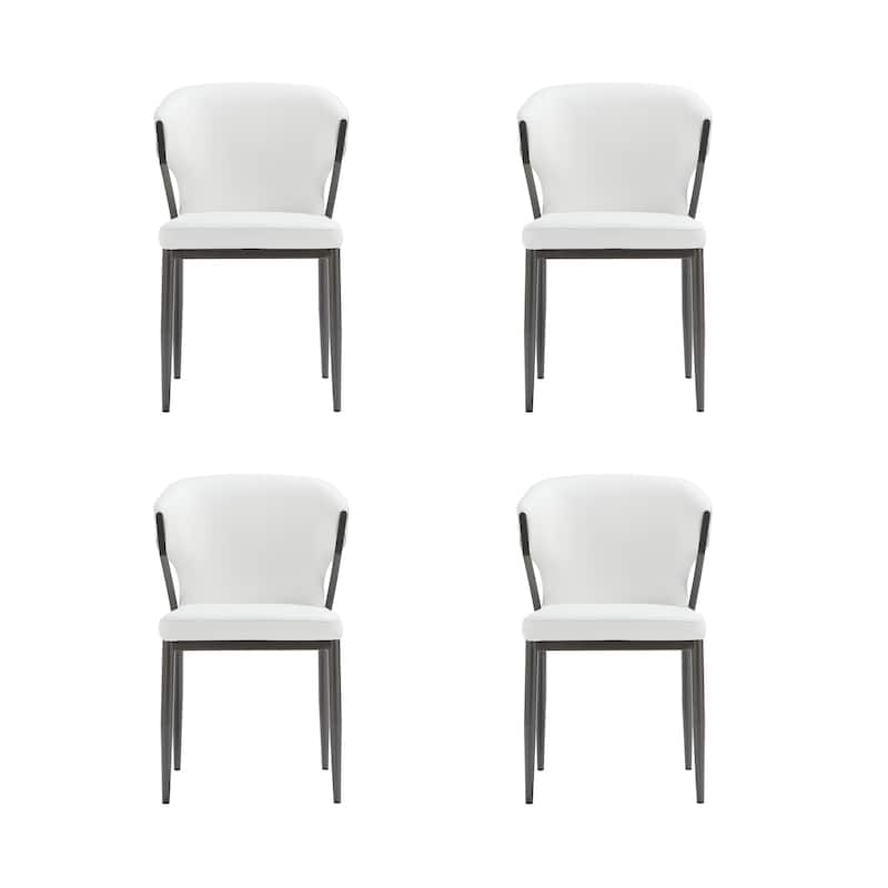 Manhattan Comfort Kirsten Camel Leatherette Dining Chair