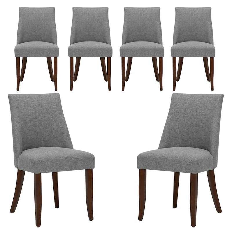 RENEWLINE Contemporary Dining Chair（Set of 2/4/6 - Upholstered Backrest & Wood Frame