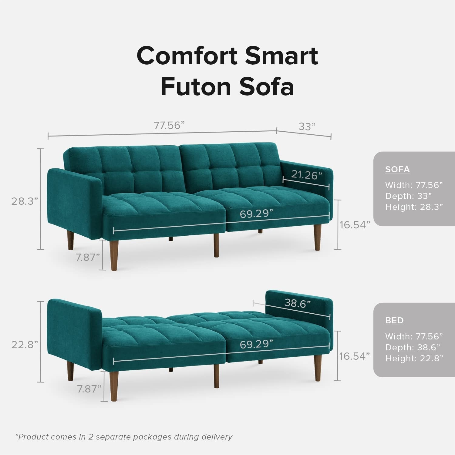 Smart futon cheap