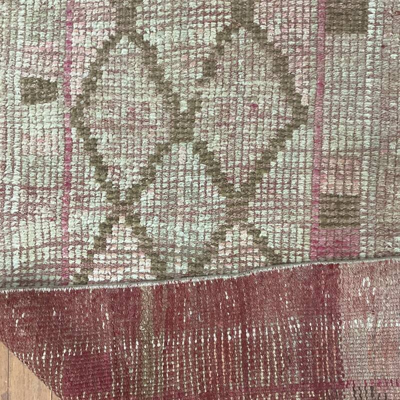 HERAT ORIENTAL Handmade Turkish Oushak Wool Runner - 2'7" x 12'4"
