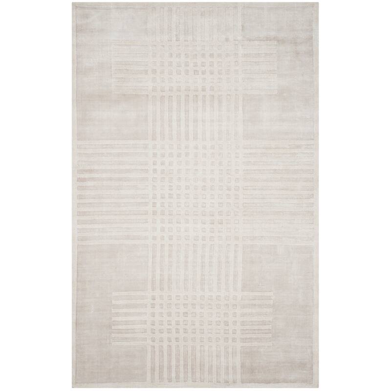 SAFAVIEH Handmade Mirage Shinar Modern Abstract Viscose Rug