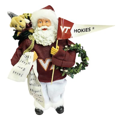 12" Virginia Tech Proud Santa