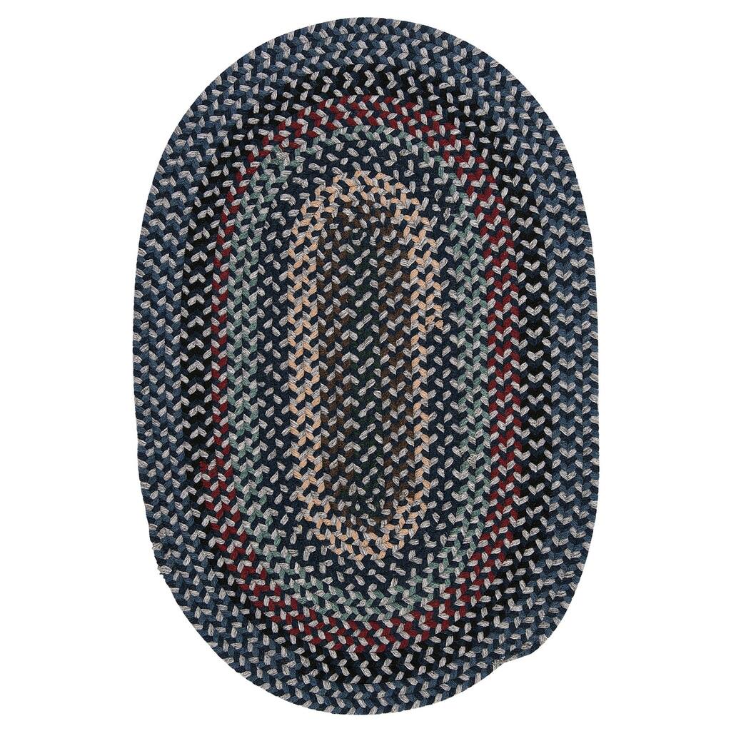 Boston Common - Winter Blues Wool Blend Area Rug - Overstock - 33065671
