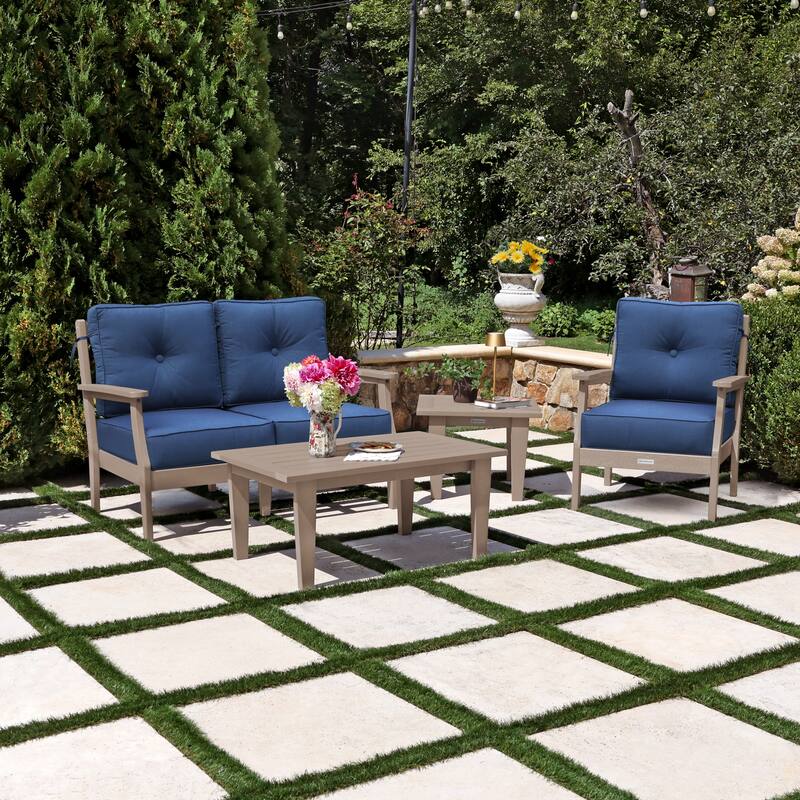 HIGHWOOD Lehigh 4-Piece Deep Seating Set