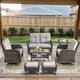 Option Brown Wicker / Beige Cusion