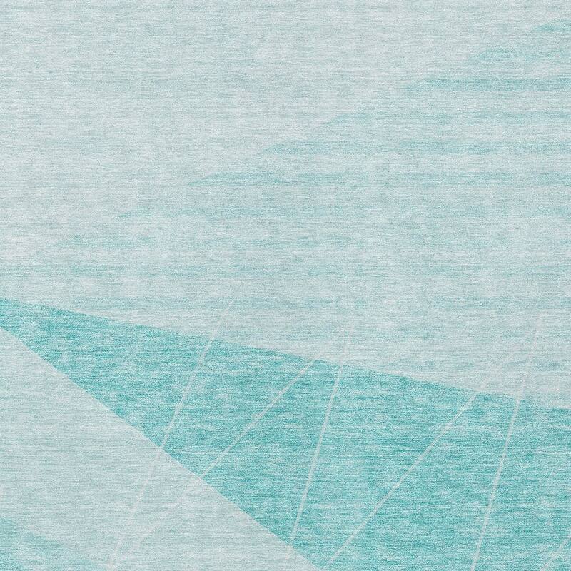 HomeRoots Geometric Transitional Rectangle Outdoor Rug