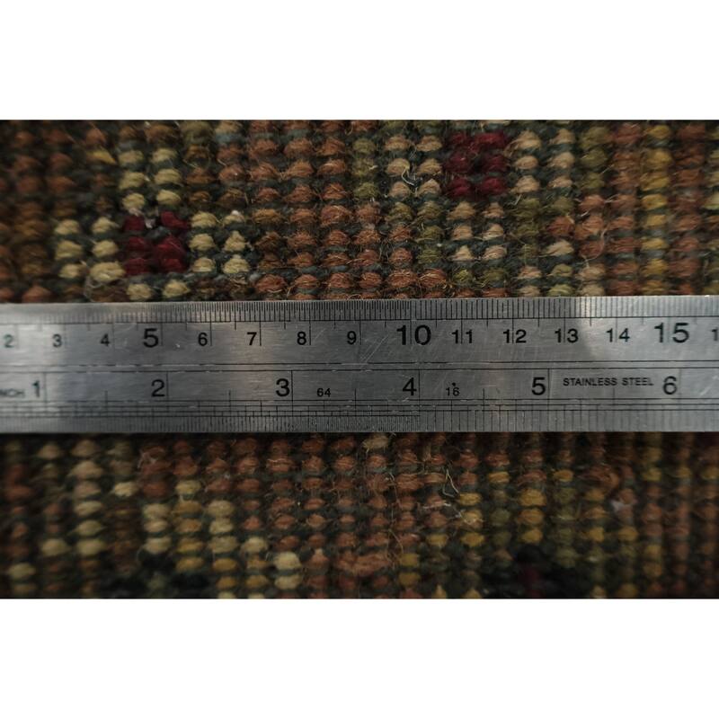 Hand Knotted Oriental 100% Wool Carpet Traditional All-Over Beige & Ivories Agra Area Rug - 4' 0'' X 2' 6''