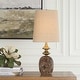 preview thumbnail 2 of 4, Uttermost Percy Brown Marble Buffet Lamp