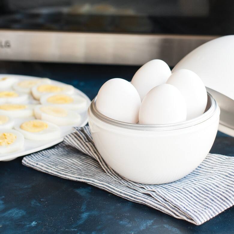Nordic Ware Microwave Safe Egg Boiler - White