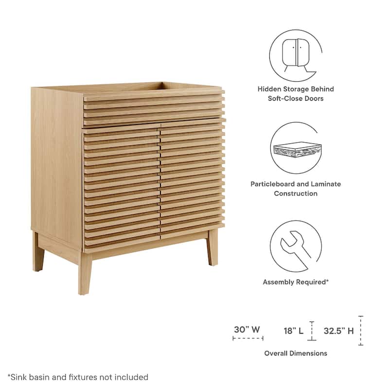 Render 30" Bathroom Vanity Cabinet