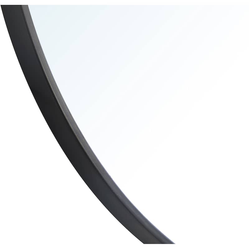 Elegant Lighting Eternity 28" Diameter Circular Beveled Metal Framed