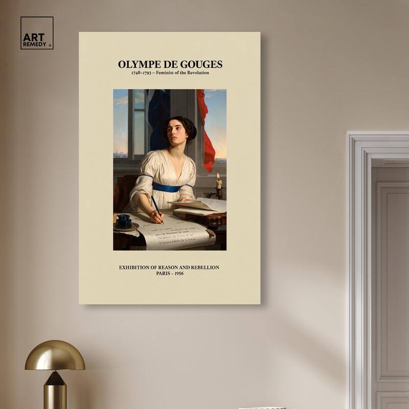 Intellectual Olympe Canvas by Art Remedy, Gallery Wrapped