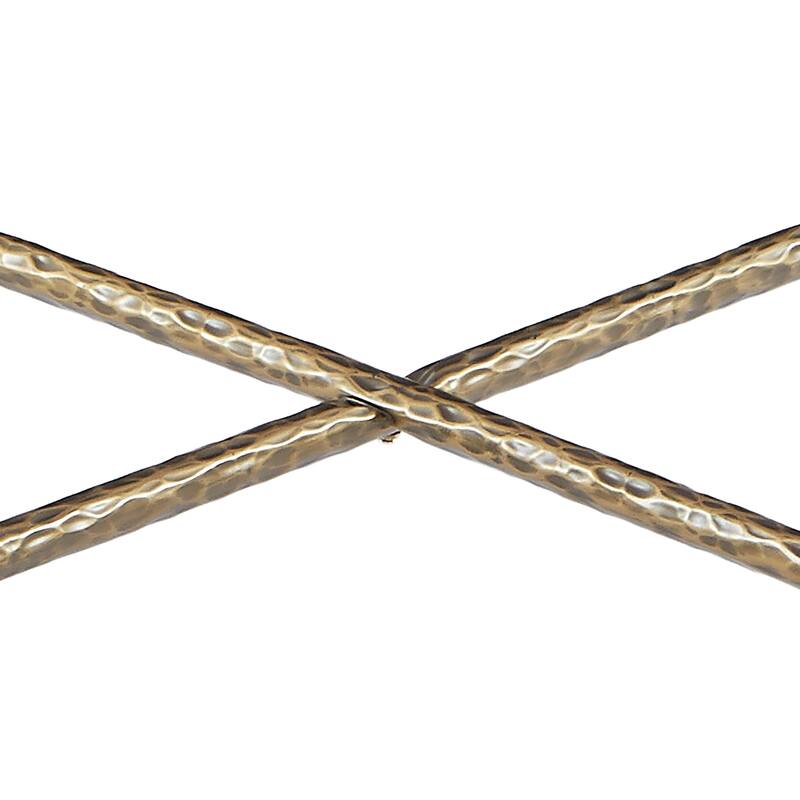 Christopher Knight Home - Modern Sintered Stone Round Dining Table with Forged Brass Metal Legs