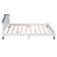 preview thumbnail 15 of 32, House Bed Wooden Platform Bed Frame with House-Shaped Headboard for Boys Girls Kids Toddler