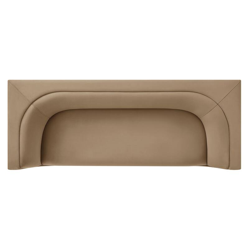 Hilda 86" Curved Back Performance Velvet Sofa