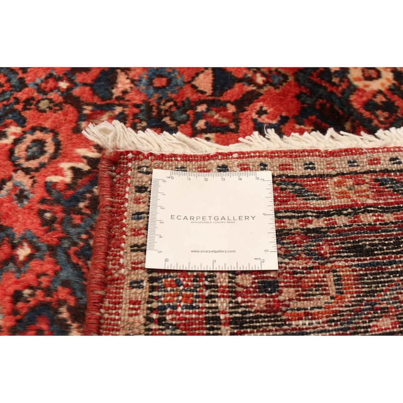 ECARPETGALLERY Hand-knotted Andelz Red Wool Rug - 5'4 x 10'6