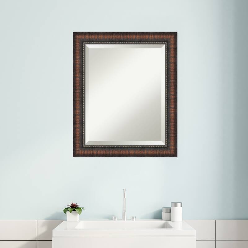 Caleb Brown Beveled Framed Bathroom Vanity Wall Mirror - Caleb Brown