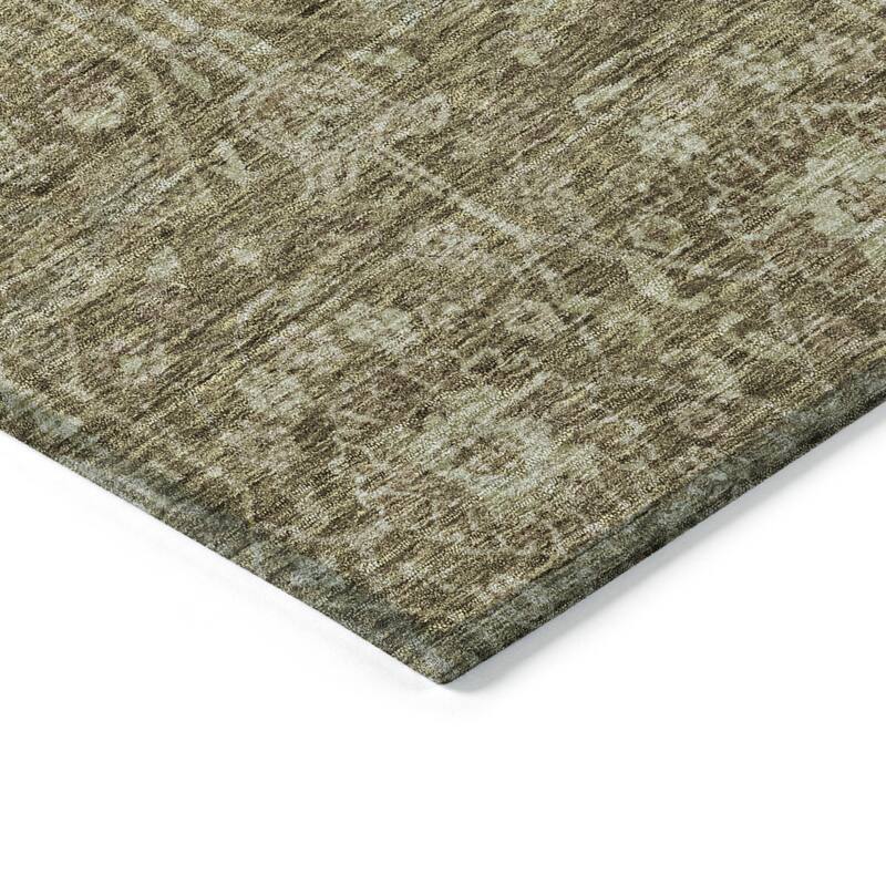 HomeRoots Floral Transitional Rectangle Outdoor Rug