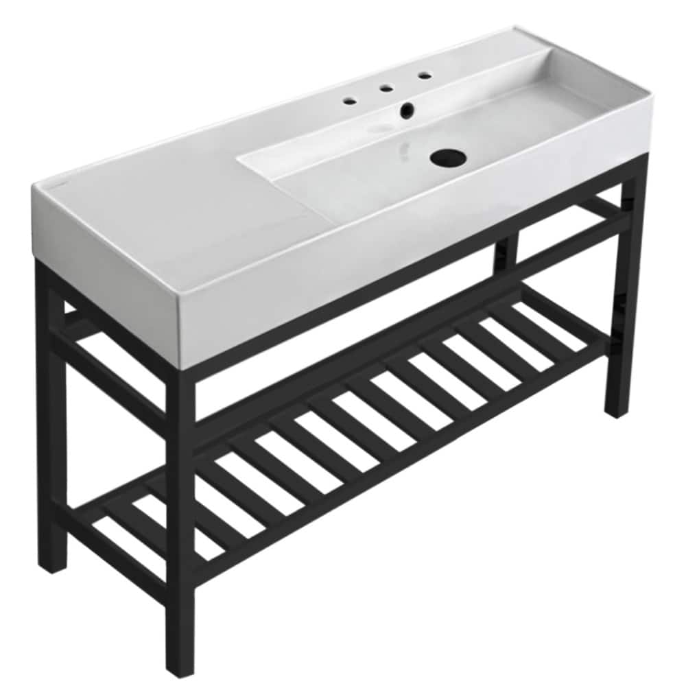 Nameeks Scarabeo 5122-CON2-Three Hole Teorema 2 47-5/8" Rectangular