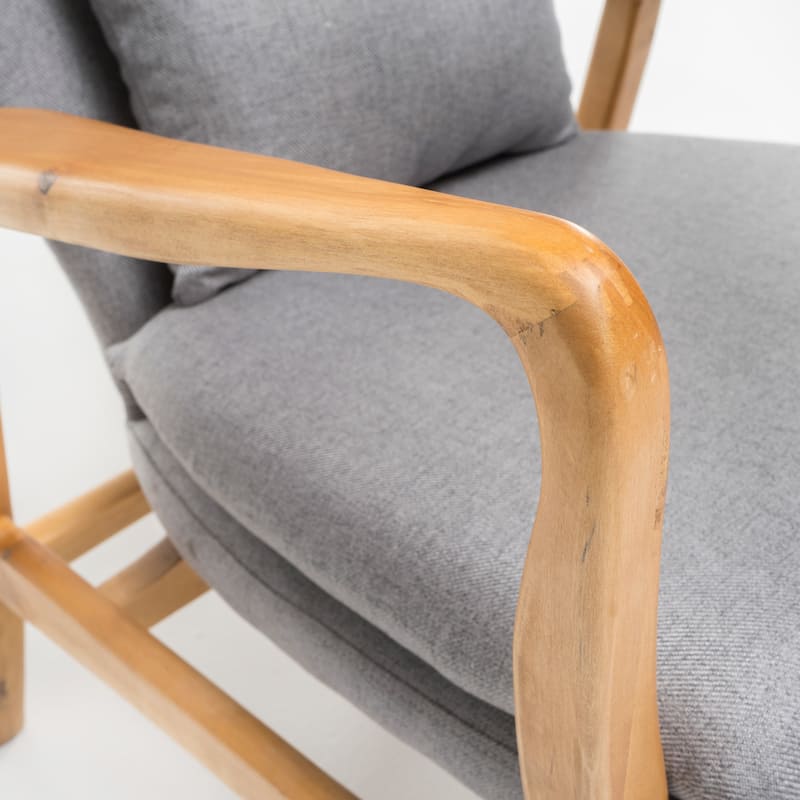 26.25" Button Tufted Club Chair