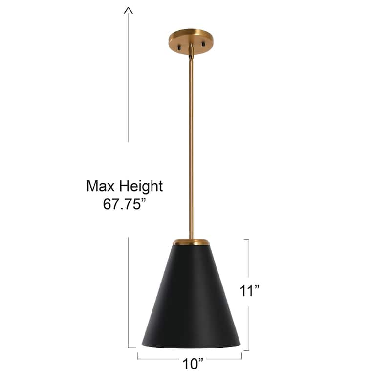 Robert Stevenson Lighting Beckett - Metal Ceiling Light with Shade