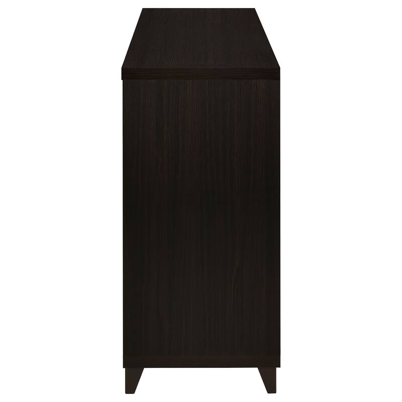 Lewes Cappuccino 2-door TV Stand with Adjustable Shelves
