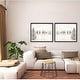preview thumbnail 1 of 5, 'Monoscape V-II' 2 Piece Canvas Wall Art Set by Karen Biery
