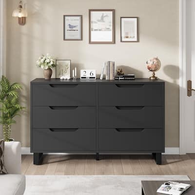 6 Dresser for Bedroom, 47.2" Wide Dresser