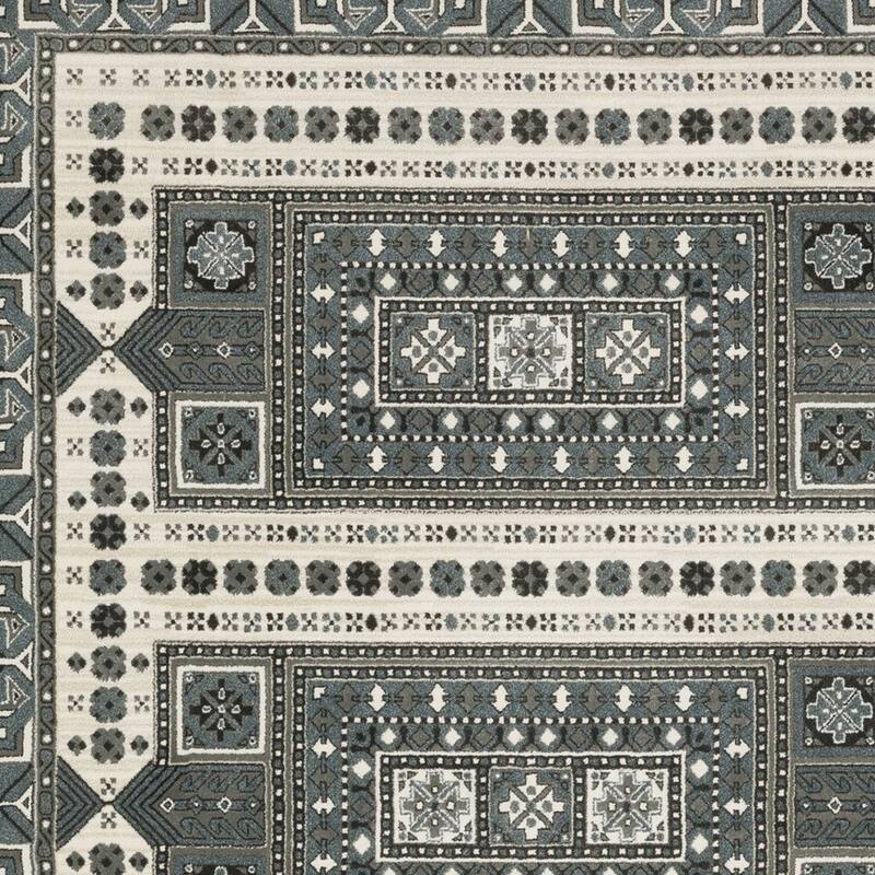 HomeRootsMedallion Traditional Rectangle Area Rug
