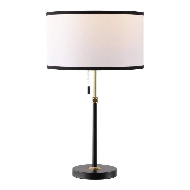 SAFAVIEH Lighting Tegan, 25-inch, Metal Table Lamp - 15"W x 15"D x 25"H