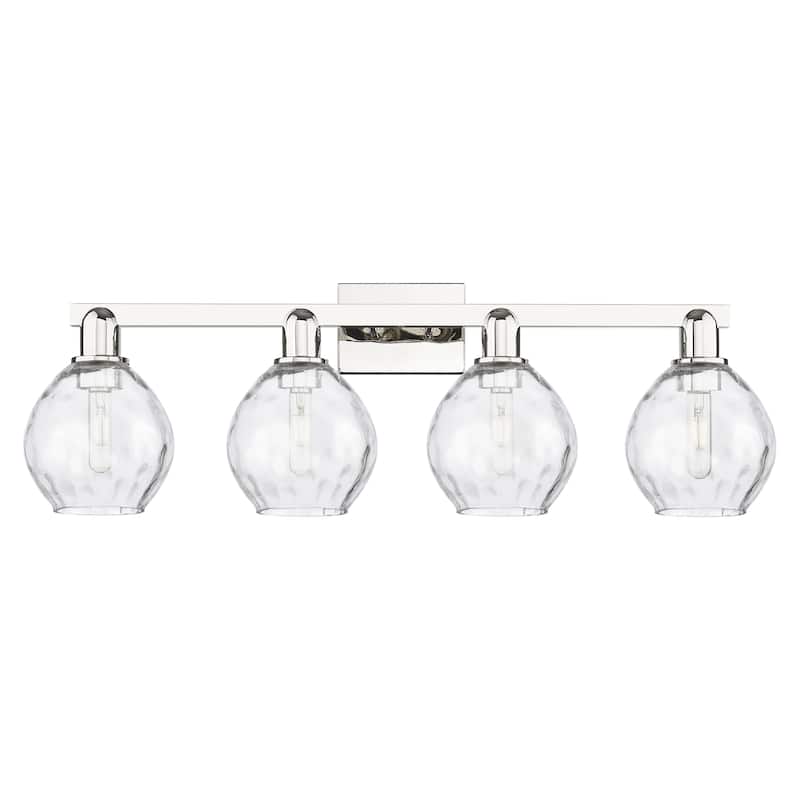 Innovations Lighting Endless Possibilities Arcadia - Waverly - 4 Light 33" Bath Vanity Light - Polished Nickel