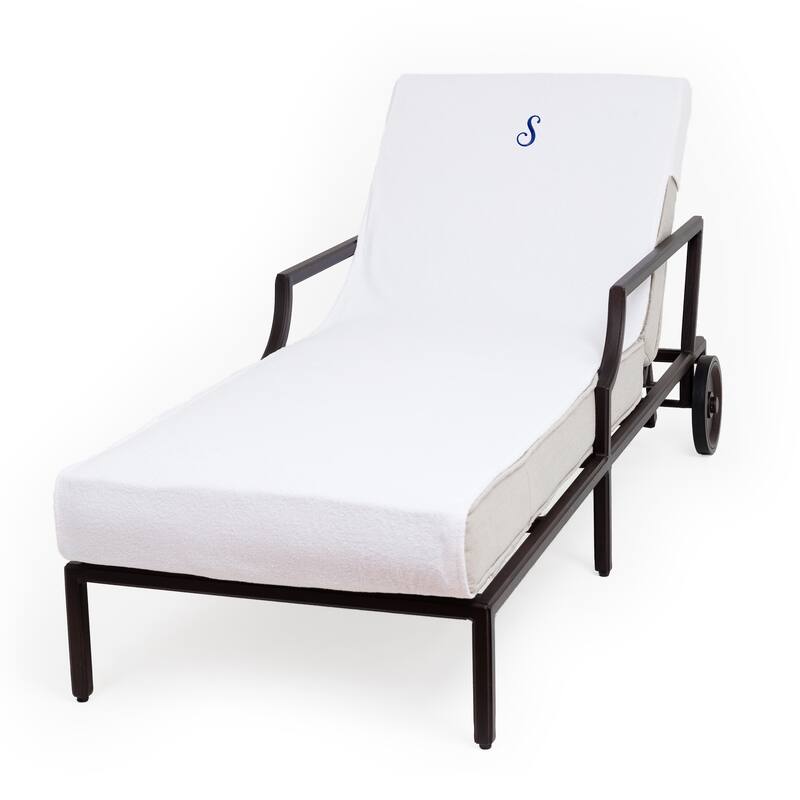 Authentic Hotel and Spa Personalized Standard Size Chaise Lounge Cover - S