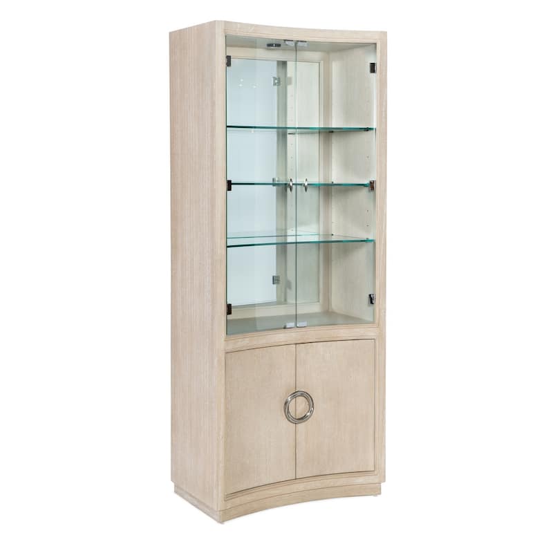 Hooker Furniture 6500-75906 Nouveau Chic 38" Wide 1 Drawer Oak Curio