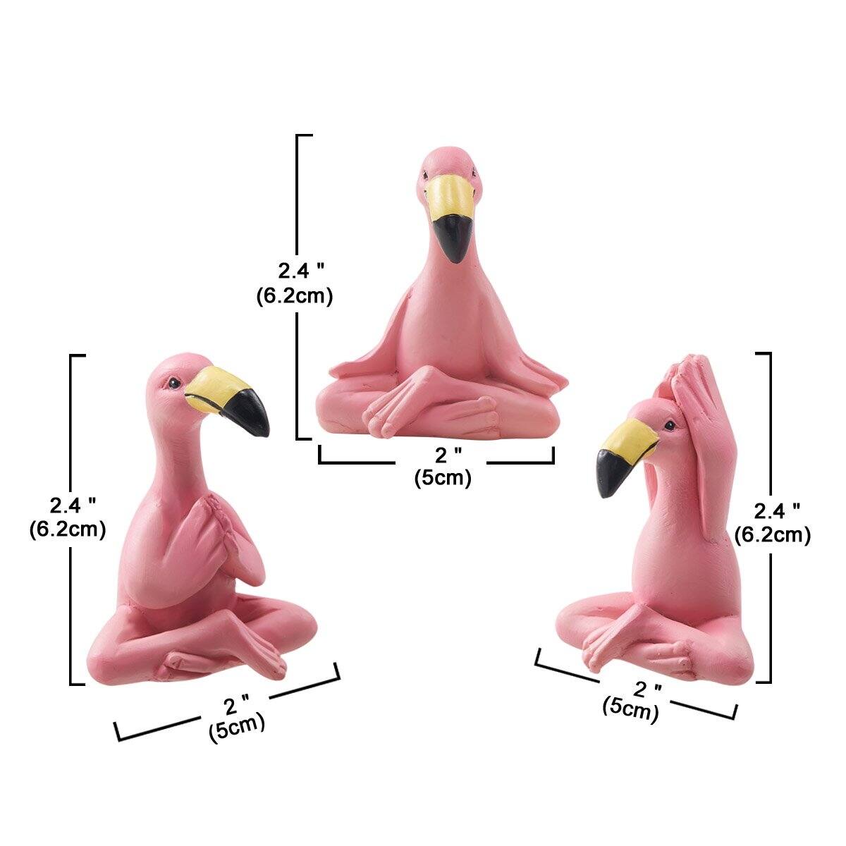 Mini Yoga Flamingo Statue - Bed Bath & Beyond - 37522334