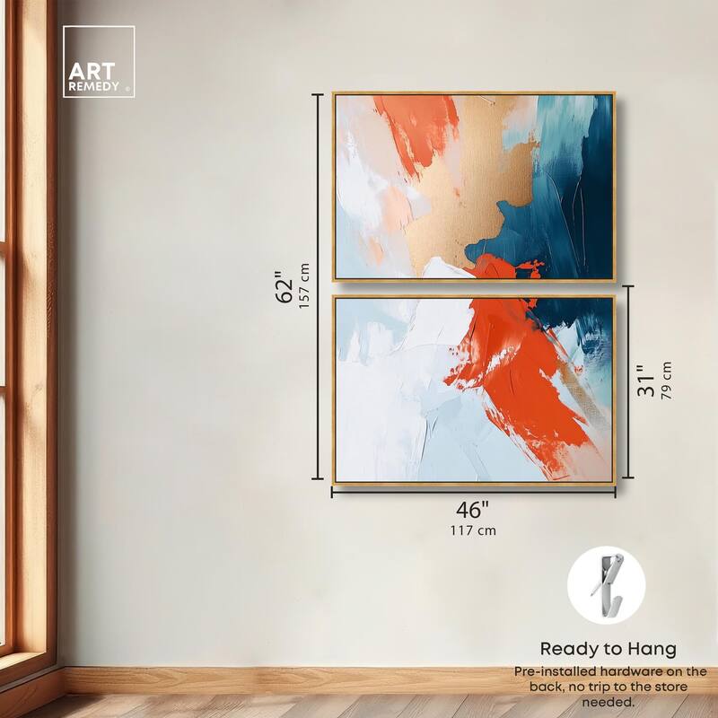 Bold and Bright III Canvas Set of 2 by Art Remedy