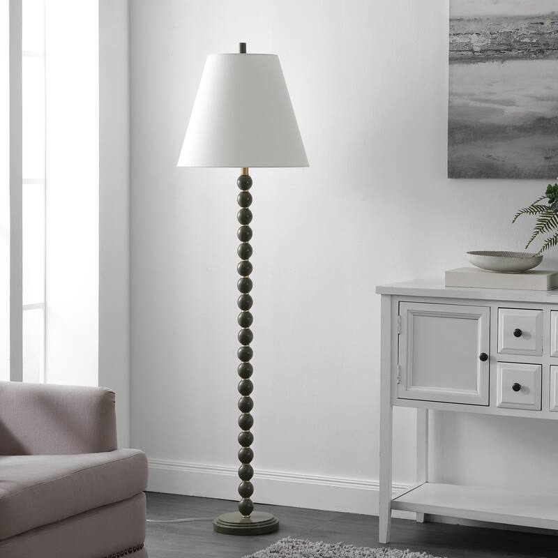 SAFAVIEH Lighting Callie 66-Inch Resin Floor Lamp - 18"W x 18"D x 66"H