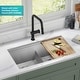 preview thumbnail 153 of 162, KRAUS Kore Workstation Undermount Stainless Steel Kitchen Sink