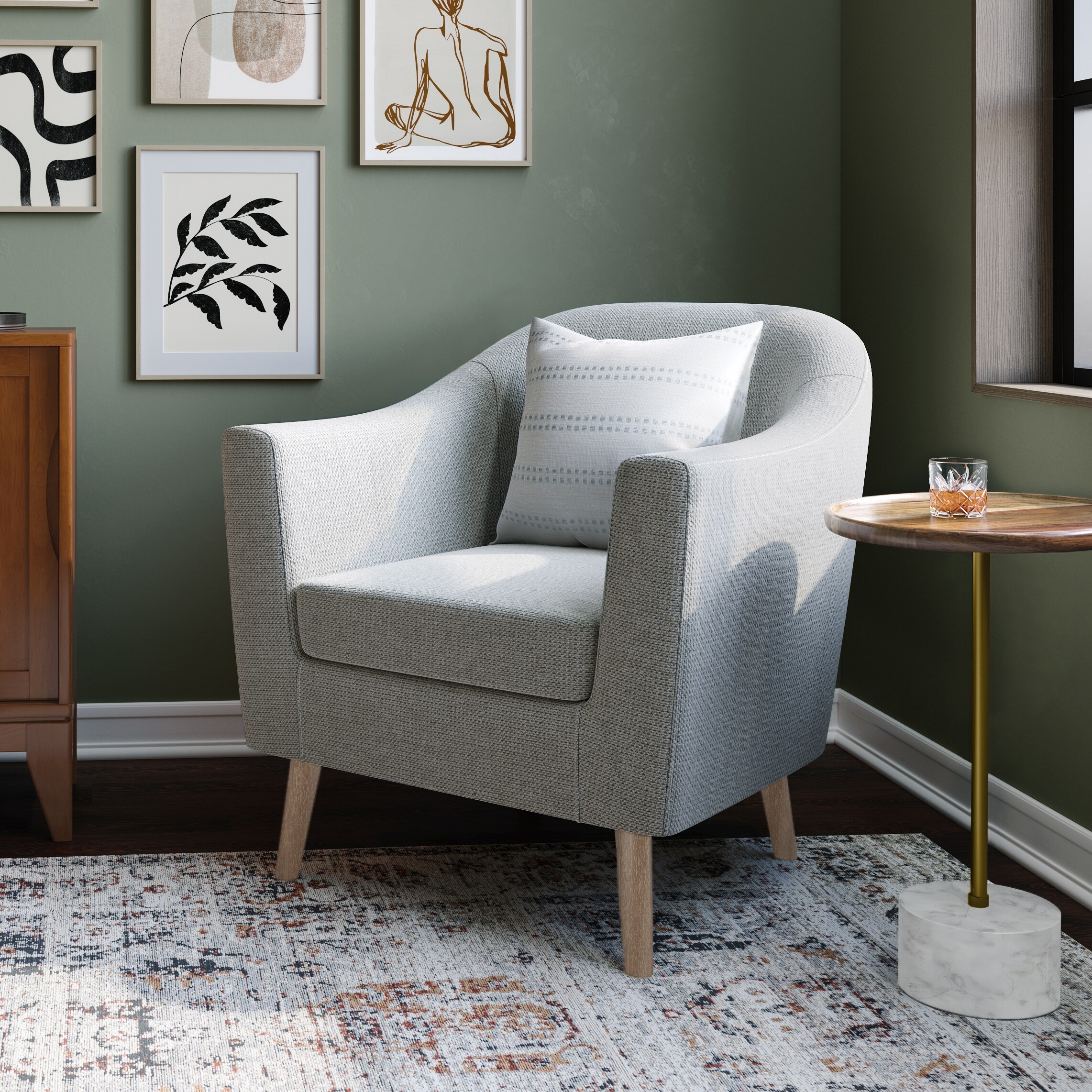 Contemporary accent chairs store for living room