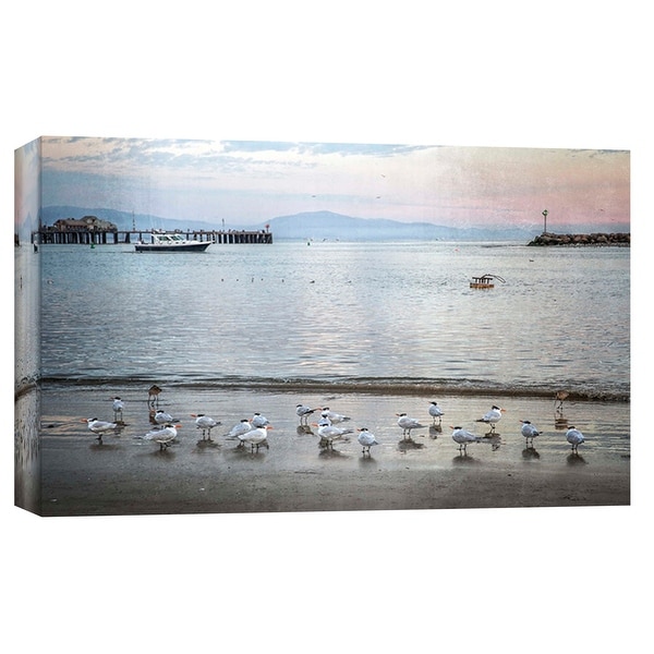 PTM Images 9-102262 PTM Canvas Collection 8" x 10" - "Harbor Birds" Giclee Birds Art Print on Canvas