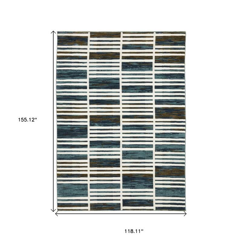 HomeRootsGeometric Modern Rectangle Area Rug