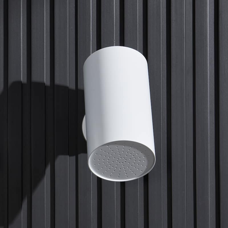 Wall-mounted adjustable showerhead